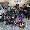 Minibike with electric start