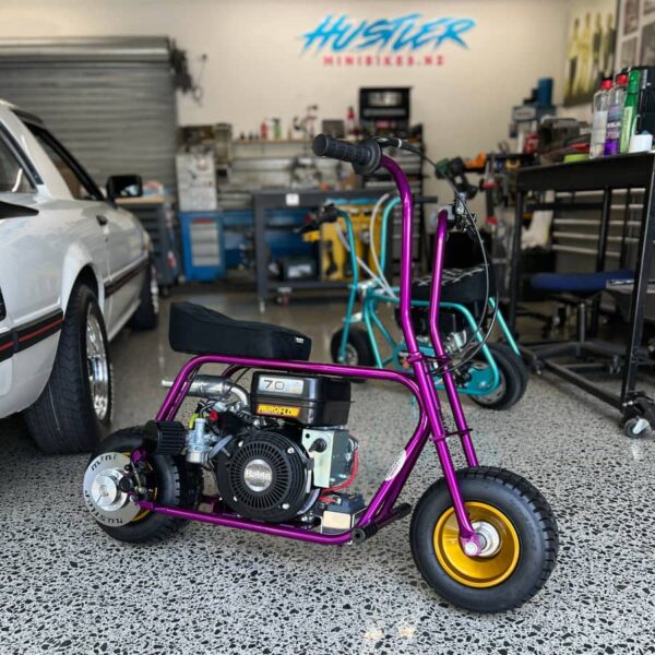 Minibike with electric start